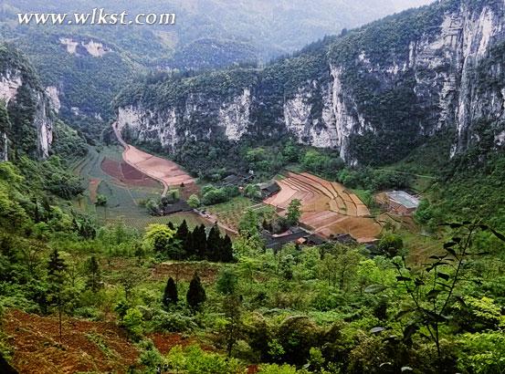 爸爸去哪儿拍摄地——重庆武隆天坑村