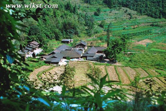 爸爸去哪儿拍摄地——重庆武隆天坑村