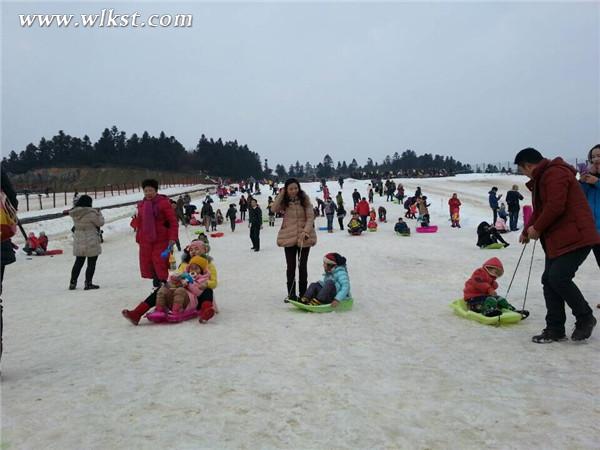 武隆仙女山冰雪游最受追捧 孩子成滑雪主力军