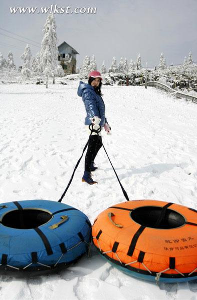 一下雪，仙女山便成了另一个天堂……