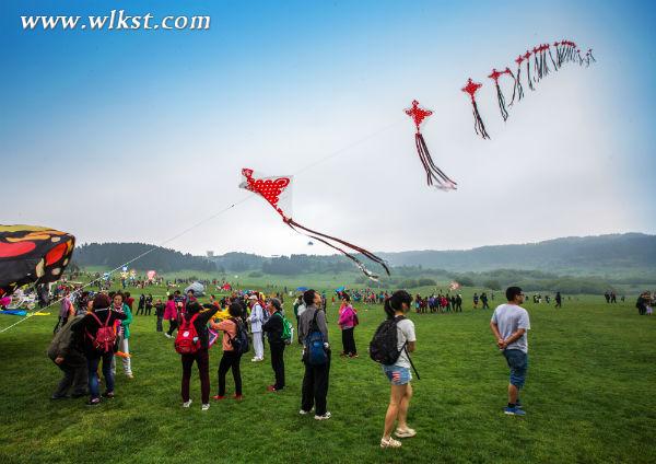 仙女山举办西南最大风筝盛会 7国顶尖高手同场竞技