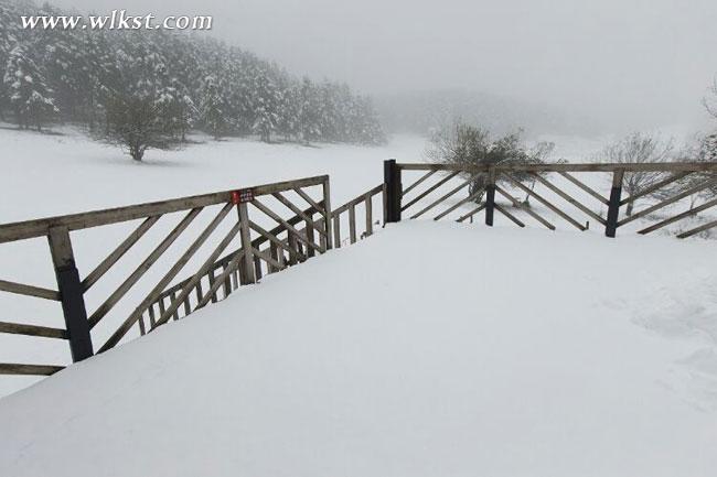 武隆仙女山再降大雪 积雪期即将到来