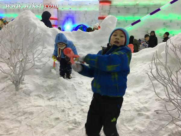 元旦节仙女山冰雕成孩子最爱 免费观赏票持续放送