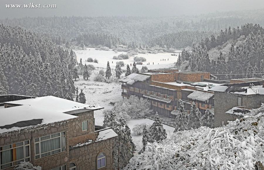 仙女山雪景