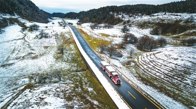 仙女山雪景