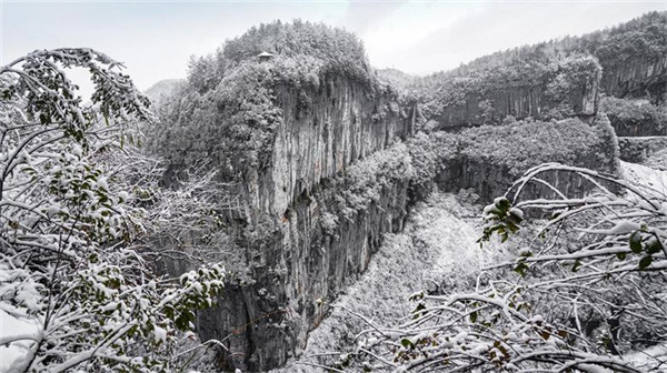 天生三桥雪景